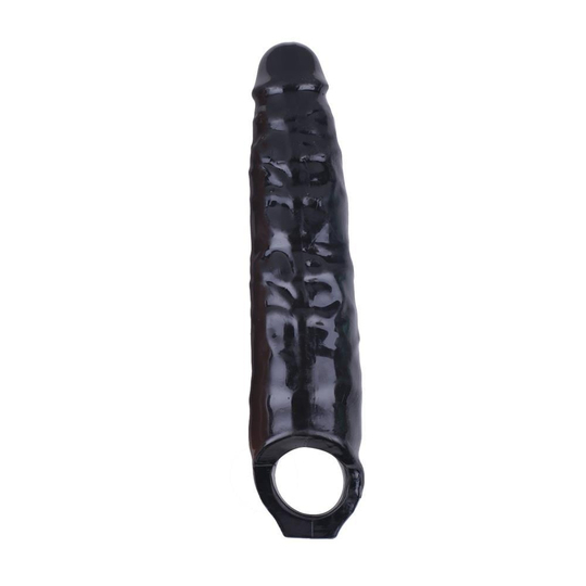 Penis Kılıfları HalkalarıLilituShop7 cm Dolgulu Realistik Zenci Penis Kılıfı