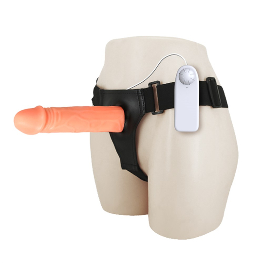 Titreşimli Straponlar PenislerLilituShop7,5 cm Dolgulu Titreşimli Protez Strapon