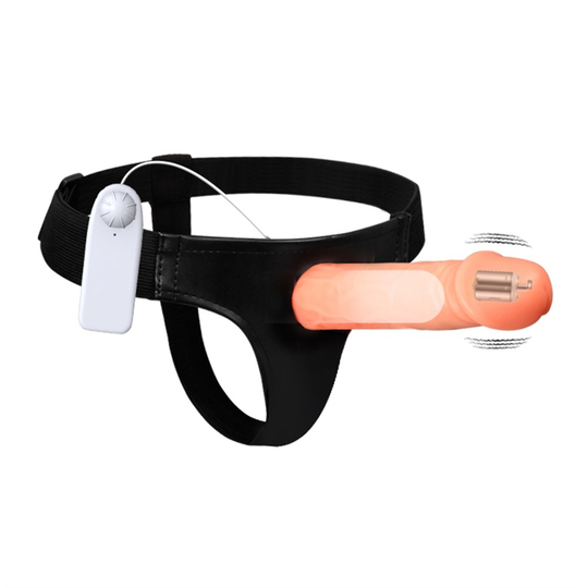 Titreşimli Straponlar PenislerLilituShop7,5 cm Dolgulu Titreşimli Protez Strapon