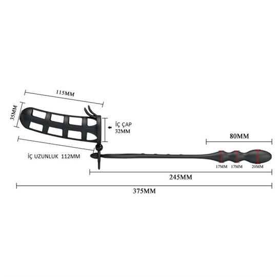  Penis Kılıfları HalkalarıLilituShopAnal Tıkaçlı Penis Kılıfı