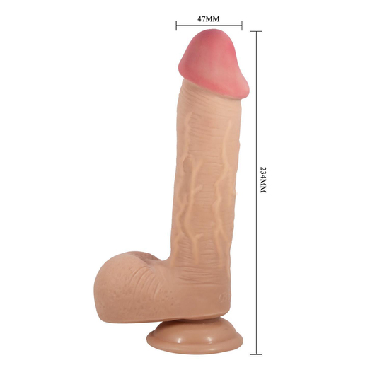 Belden Bağlamalı PenislerLİLİTUSHOPBelden Bağlamalı 23,4 cm Çift Katmanlı Gerçekçi Dildo Penis