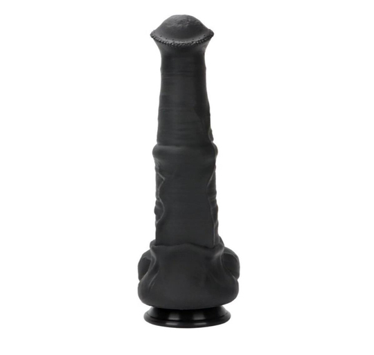 Belden Bağlamalı PenislerLilitu ShopBelden Bağlamalı 24 cm Et Dokulu Gerçekçi Çift Katmanlı Sünnetsiz Silikon Zenci Penis