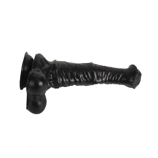 Belden Bağlamalı PenislerLilitu ShopBelden Bağlamalı 33 cm Et Dokulu Gerçekçi Çift Katmanlı Sünnetsiz Silikon Zenci Penis - Horse Power 2