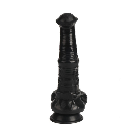 Belden Bağlamalı PenislerLilitu ShopBelden Bağlamalı 33 cm Et Dokulu Gerçekçi Çift Katmanlı Sünnetsiz Silikon Zenci Penis - Horse Power 2