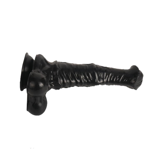 Belden Bağlamalı PenislerLilitu ShopBelden Bağlamalı 43 cm Et Dokulu Gerçekçi Çift Katmanlı Sünnetsiz Silikon Zenci Penis - Horse Power 3