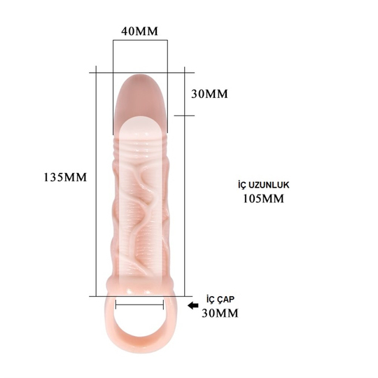  Penis Kılıfları Halkaları lovetoyBL 2 cm Dolgulu Zenci Penis Kılıfı Uzatmalı Prezervatif Dildo