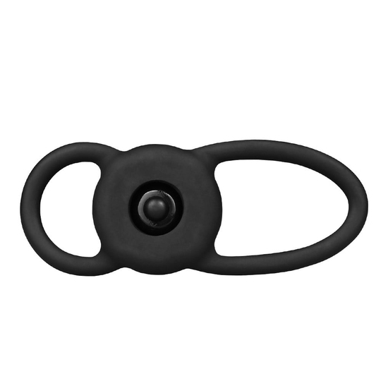 Anal PlugLilituShopÇift Kavrama Halkalı Titreşimli 14 cm Anal Plug Vibratör Mastürbatör