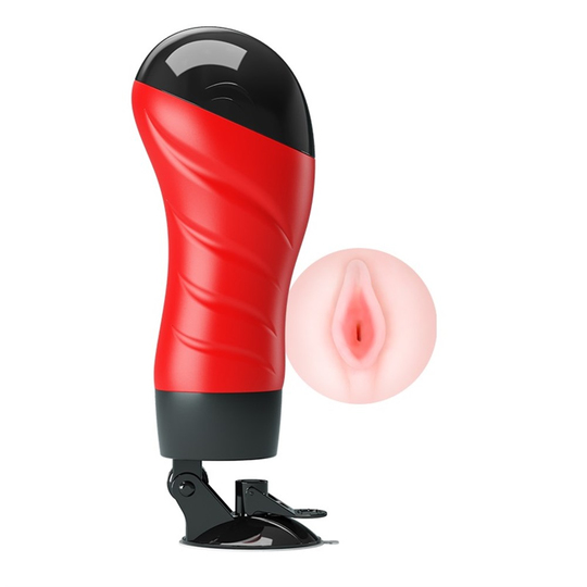  MastürbatörLilituShopCrazy Bull Ayarlanabilir Vantuzlu Yumuşak Dokulu Titreşimli Vajina Masturbatör