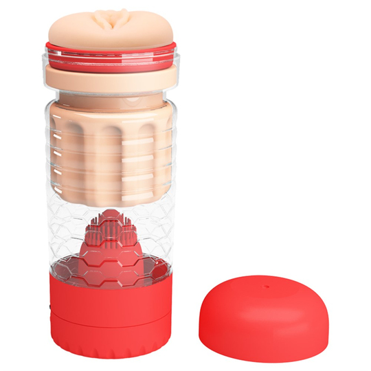  MastürbatörLilituShopDil Uyarım Titreşimli Realistik Suni Vajina Erkek Mastürbatör