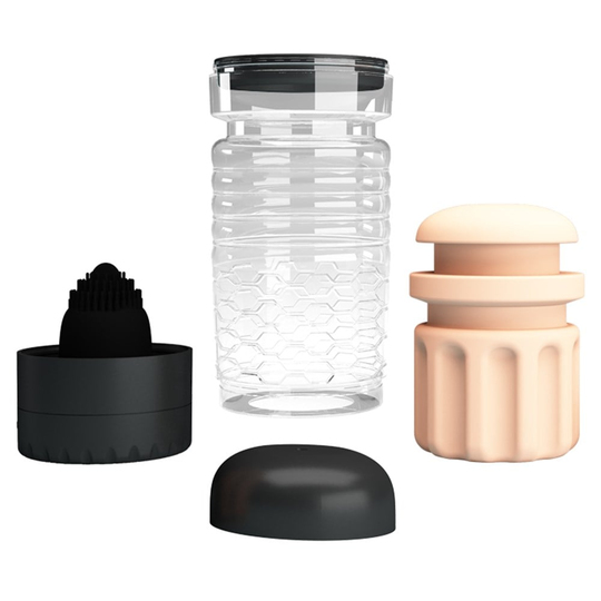  MastürbatörLilituShopDil Uyarım Titreşimli Realistik Suni Vajina Erkek Mastürbatör