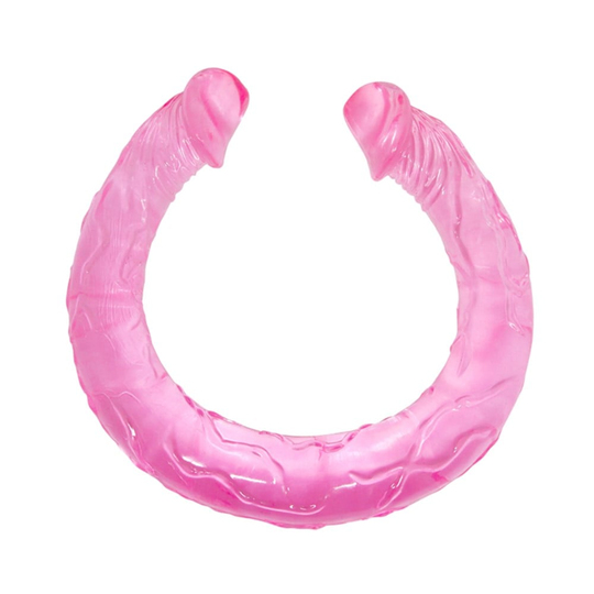  Jel DildolarLilituShopDouble Dones 44 cm Çift Taraflı Jel Yumuşak Penis Dildo