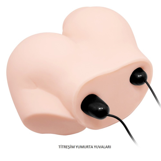 VajinaLilituShopEt Dokusunda Titreşimli Realistik Suni Vajina Kalça