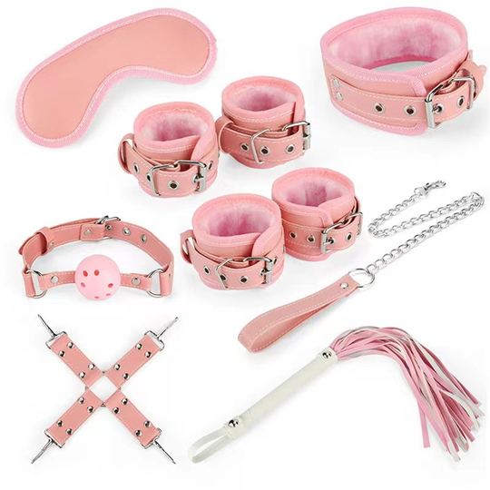 Fetish Fantezi ÜrünleriLilituShopFetiş Fantezi Serisi 8 Parça Mükemmel Set Pembe