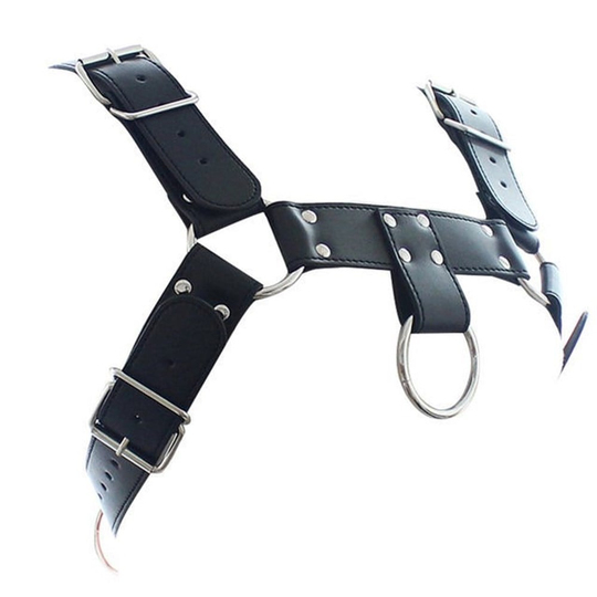 El Ayak Bağlama SetleriLilituShopFetish Dream Erkek Harness Deri Kemer