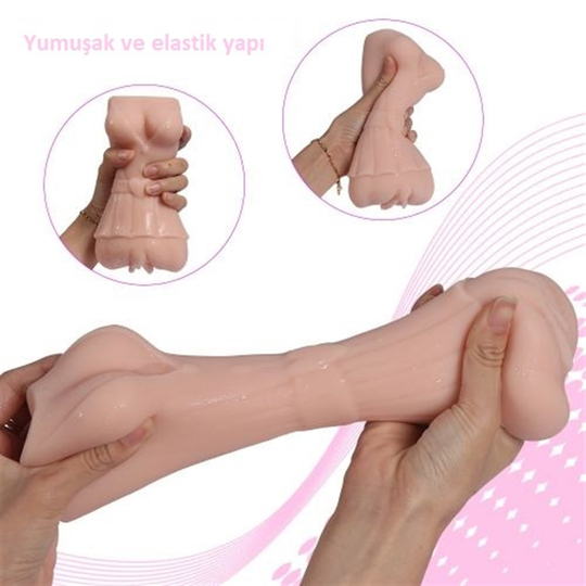 VajinaLilituShopGöğüslü Realistik Suni Vajina Mastürbatör - Belinda