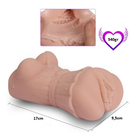 VajinaLilituShopGöğüslü Realistik Suni Vajina Mastürbatör - Belinda