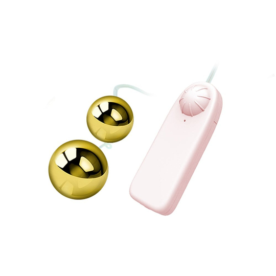 Anal VibratörLilituShopGolden Ball Kumandalı Titreşim Topları
