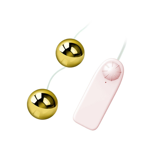 Anal VibratörLilituShopGolden Ball Kumandalı Titreşim Topları