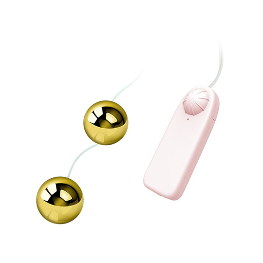 Anal VibratörLilituShopGolden Ball Kumandalı Titreşim Topları