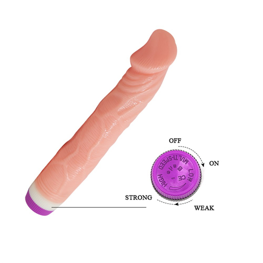  VibratörlerLilituShopGüçlü Titreşimli 22 cm Realistik Vibratör Gerçekci Penis Dildo