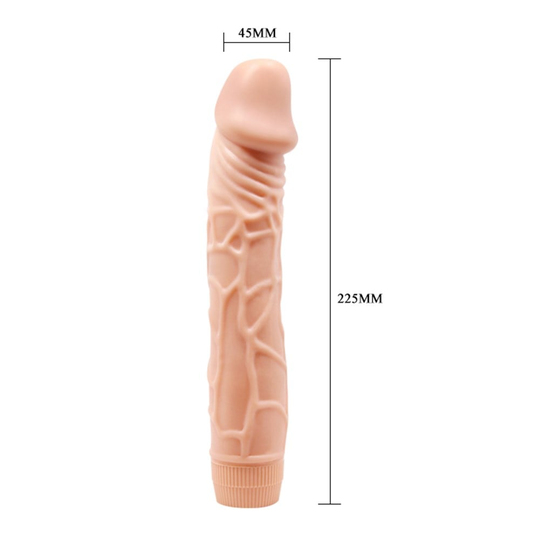  VibratörlerLilituShopGüçlü Titreşimli 22,5 cm Realistik Vibratör Gerçekci Penis Dildo