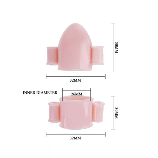 Penis KılıflarıLilituShopGüçlü Titreşimli Çiftli Penis Stimülatör