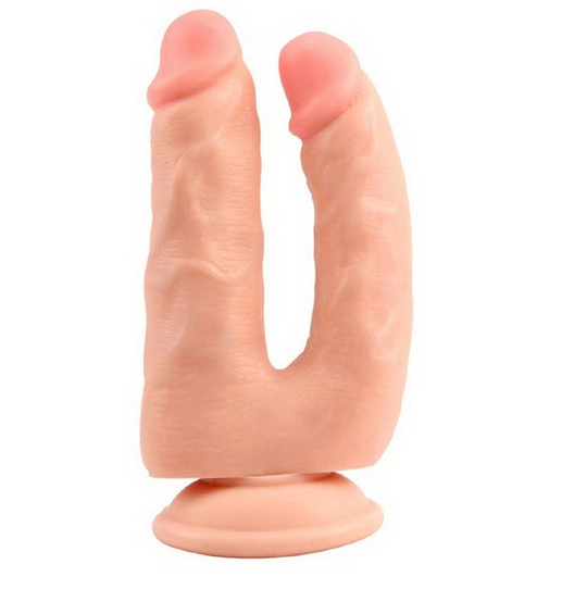  Realistik Titreşimsiz PenisLilituShopİki Uçlu Vantuzlu Realistik Çatal Dildo