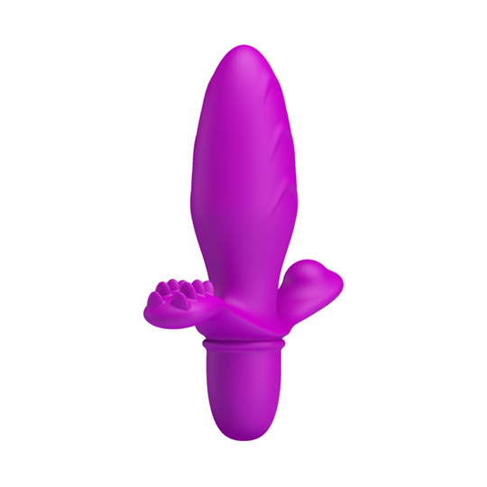 Anal PlugLilituShopKlitoral Uyarıcılı Titreşimli Anal Plug
