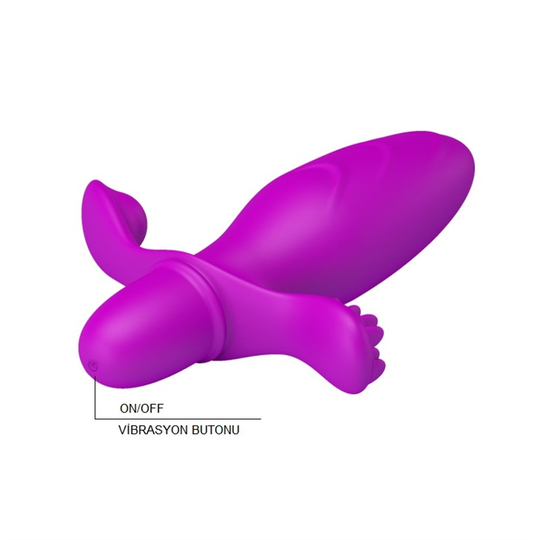 Anal PlugLilituShopKlitoral Uyarıcılı Titreşimli Anal Plug