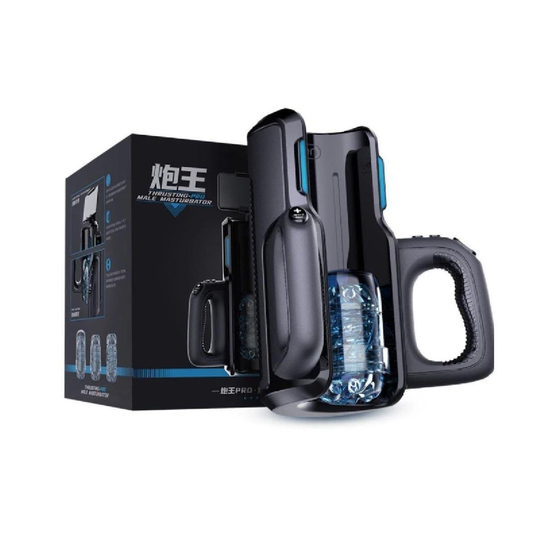 Vajina Ve MastürbatörLilitu ShopLeten USB Şarjlı İleri Geri Hareketli Titreşimli Emme Vakum Ayarlı Sesli Masturbatör - Leten King