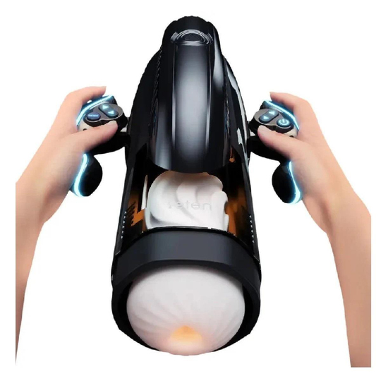 Vajina Ve MastürbatörLilitu ShopLeten USB Şarjlı Isıtmalı İleri Geri Hareketli Titreşimli Emme Vakum Ayarlı Masturbatör - XS9