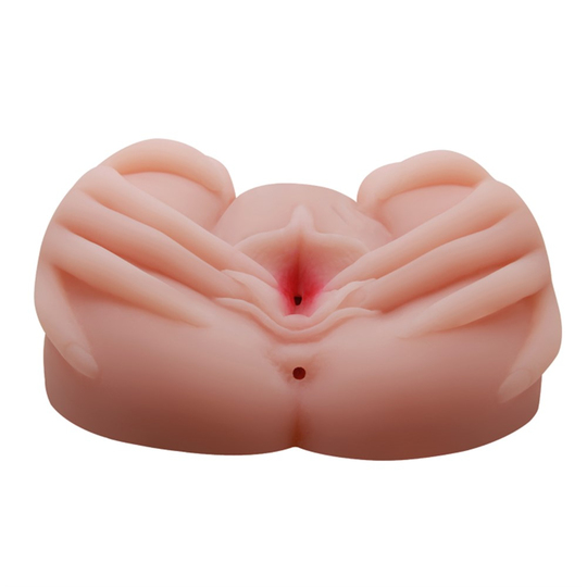 Kalça ve Yarım Vücut MasturbatörLilituShopLifelike 2 İşlevli Titreşimli Suni Vajinal ve Anal Masturbatör