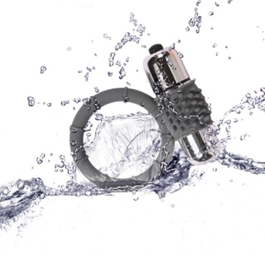 Penis Zevk HalkalarıLilituShopMetal Titreşimli Silikon Penis Halkası