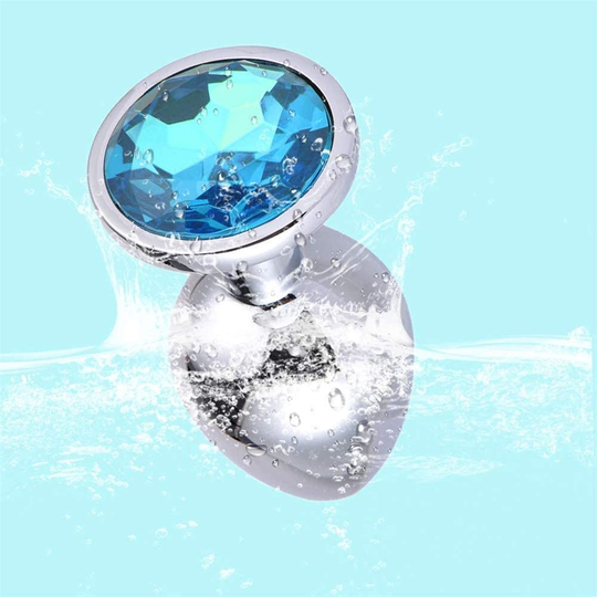 Anal TıkaçLilituShopMücevher Taşlı Paslanmaz Çelik Anal Tıkaç (Plug)