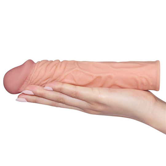  Penis Kılıfları HalkalarıLilituShopNature Extender 5 cm Dolgulu Premium Ten Rengi Silikon Penis Kılıfı