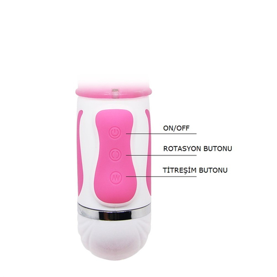 Modern VibratörlerLilituShopOynar Başlı Klitoris Uyarıcılı Teknolojik Tavşan Vibratör Penis