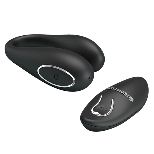  VibratörlerLilituShopPretty Love Algernon Siyah USB Şarjlı 12 Titreşimli Uzaktan Kumandalı Vibratör