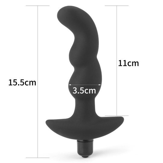 Anal Vibratör lovetoyProstat ve Testis Uyarıcılı Titreşimli Anal Vibratör Anal Plug