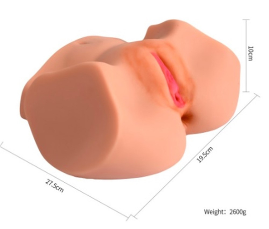 Kalça ve Yarım Vücut MasturbatörLilituShopRealistik Vajina & Anal Masturbatör - Thulma