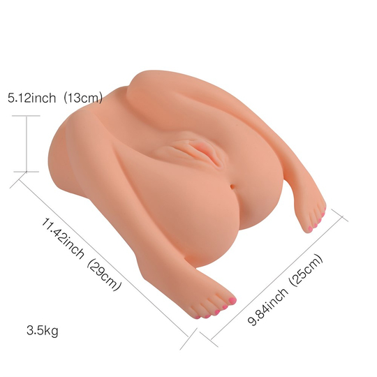 Kalça ve Yarım Vücut MasturbatörLilituShopRealistik Vajina & Anal Masturbatör - Boby