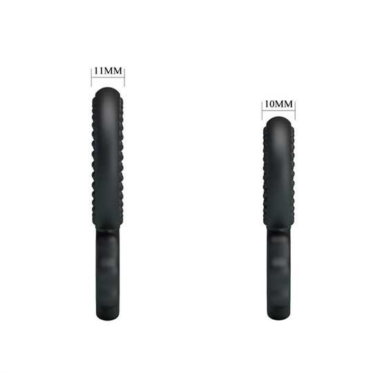  Penis Kılıfları HalkalarıLilituShopRing 2'li Tırtıklı Penis Halkası