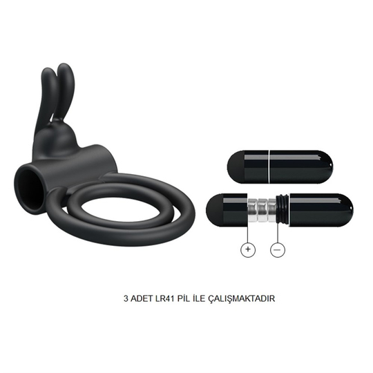 Penis Zevk HalkalarıLilituShopTitreşimli Silikon Penis Halkası