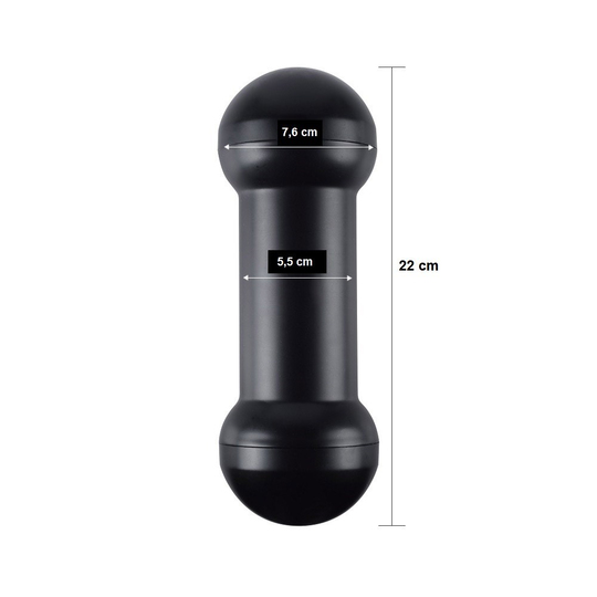  MastürbatörLilituShopTraning Master Özel Dokulu Realistik Çift Taraflı Vajinal & Oral Masturbatör