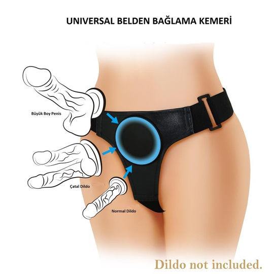 Belden Bağlamalı PenislerLilituShopUniversal Protez Penis Belden Bağlama Kemeri - Bobby