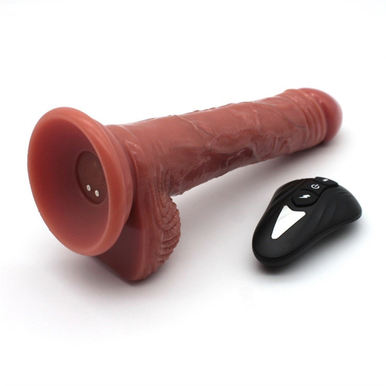 Realistik Titreşimli PenislerLilituShopUSB Manyetik Şarjlı 20 cm İleri Geri Hareketli Titreşimli Dildo