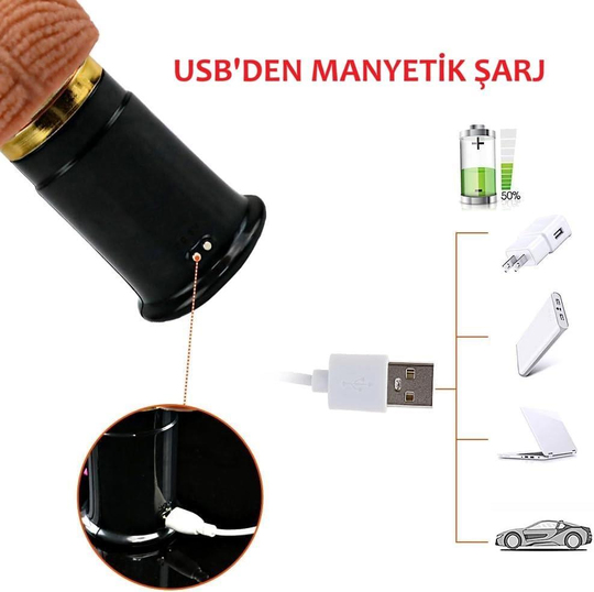 Vibratör ÇeşitleriLilitu ShopUSB Manyetik Şarjlı Uzaktan Kumandalı 6 İleri Geri & 8 Titreşim & Isıtma Fonksiyonlu Teknolojik Vibratör