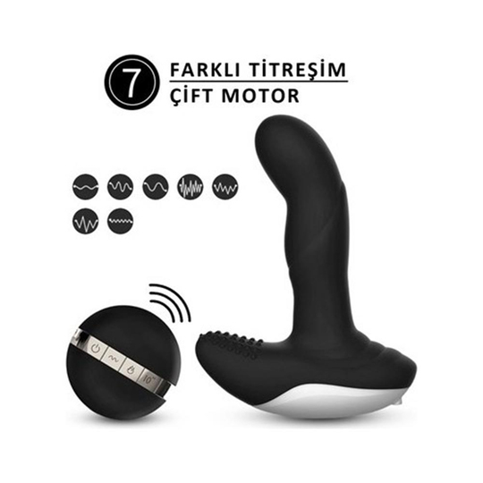 Vibratör ÇeşitleriLilituShopUSB Manyetik Şarjlı Uzaktan Kumandalı Gıdıklama Fonksiyonlu Isıtmalı Anal Vajinal Teknolojik Vibratör