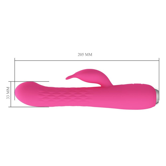 Vibratör ÇeşitleriLilituShopUSB Şarjlı 12 Titreşim & 3 Rotasyon Fonksiyonlu Teknolojik G-Spot Vajinal Vibratör