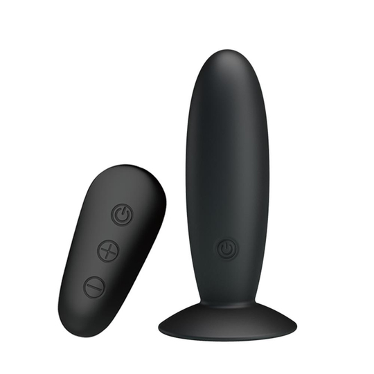 Anal Fantezi ÜrünleriLilituShopUSB Şarjlı 12 Titreşim Modlu Uzaktan Kumandalı Vibratör & Anal Plug