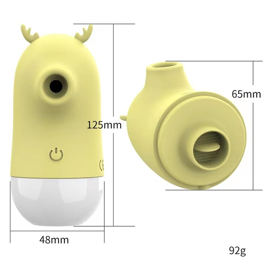 Modern VibratörlerLilituShopUSB Şarjlı 5 Emme ve Dil Uyarım Fonksiyonlu Teknolojik Vibratör